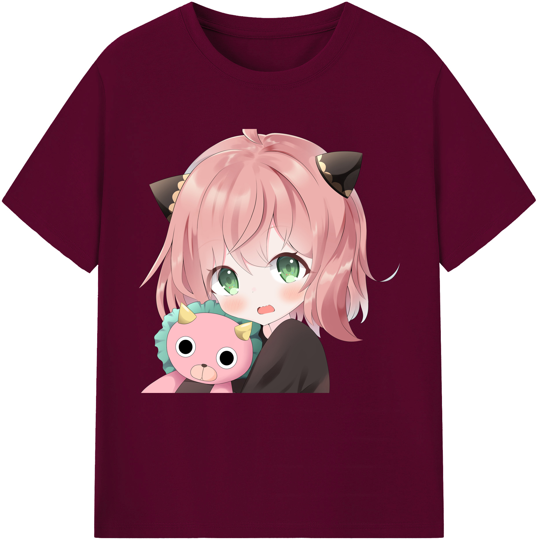 （画像用） SPY×FAMILY间谍家家酒 レディースカジュアルプリントTシャツ（綿100％）